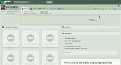 Desktop Screenshot of cursebearer.deviantart.com