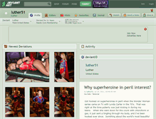 Tablet Screenshot of luther51.deviantart.com