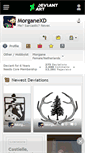 Mobile Screenshot of morganexd.deviantart.com