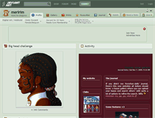 Tablet Screenshot of meririm.deviantart.com
