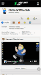 Mobile Screenshot of chris-griffin-club.deviantart.com