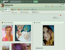Tablet Screenshot of katheairene.deviantart.com