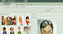Desktop Screenshot of normandapito.deviantart.com