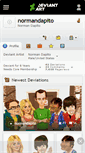 Mobile Screenshot of normandapito.deviantart.com