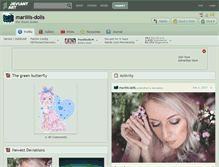 Tablet Screenshot of mariiiis-dolls.deviantart.com