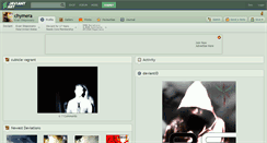Desktop Screenshot of chymera.deviantart.com