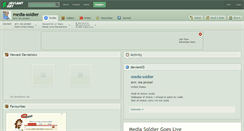 Desktop Screenshot of media-soldier.deviantart.com