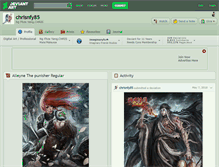 Tablet Screenshot of chrisnfy85.deviantart.com