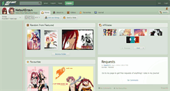 Desktop Screenshot of natsuxerza.deviantart.com