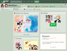 Tablet Screenshot of natsuxerza.deviantart.com