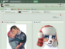 Tablet Screenshot of neoinu.deviantart.com