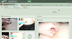 Desktop Screenshot of bellybuttonlover33.deviantart.com