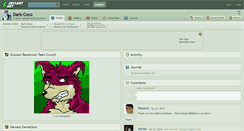 Desktop Screenshot of dark-coco.deviantart.com