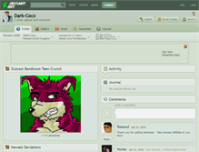 Tablet Screenshot of dark-coco.deviantart.com