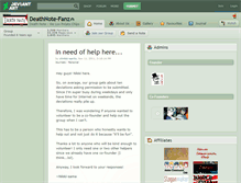 Tablet Screenshot of deathnote-fanz.deviantart.com