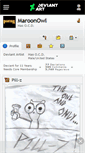 Mobile Screenshot of maroonowl.deviantart.com