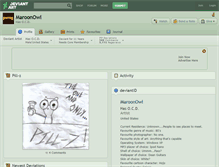 Tablet Screenshot of maroonowl.deviantart.com