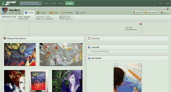 Desktop Screenshot of handera.deviantart.com