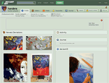 Tablet Screenshot of handera.deviantart.com