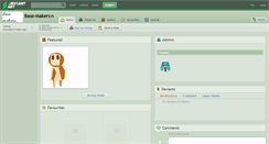 Desktop Screenshot of base-makers.deviantart.com