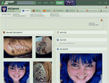 Tablet Screenshot of missammi.deviantart.com