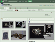 Tablet Screenshot of dex-drako.deviantart.com