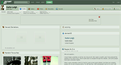 Desktop Screenshot of katie-leigh.deviantart.com