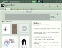 Tablet Screenshot of bustergundam4.deviantart.com