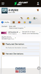 Mobile Screenshot of e-stylez.deviantart.com