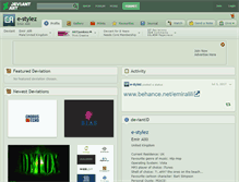 Tablet Screenshot of e-stylez.deviantart.com