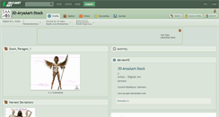 Desktop Screenshot of 3d-aryaaart-stock.deviantart.com