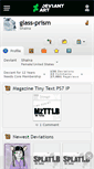 Mobile Screenshot of glass-prism.deviantart.com