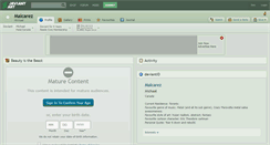 Desktop Screenshot of malcarez.deviantart.com