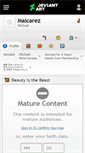Mobile Screenshot of malcarez.deviantart.com