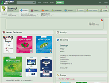 Tablet Screenshot of limetopl.deviantart.com