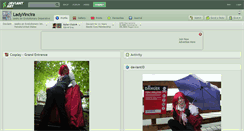 Desktop Screenshot of ladyvincira.deviantart.com