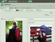 Tablet Screenshot of ladyvincira.deviantart.com