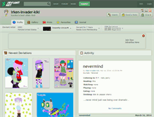 Tablet Screenshot of irken-invader-kiki.deviantart.com