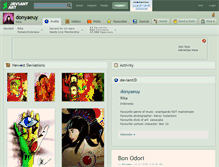 Tablet Screenshot of donyaeuy.deviantart.com