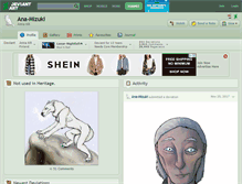 Tablet Screenshot of ana-mizuki.deviantart.com