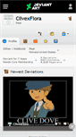 Mobile Screenshot of clivexflora.deviantart.com