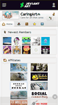 Mobile Screenshot of caringart.deviantart.com