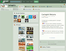 Tablet Screenshot of caringart.deviantart.com