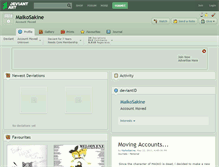 Tablet Screenshot of maikosakine.deviantart.com