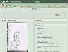 Tablet Screenshot of oniou-kun.deviantart.com