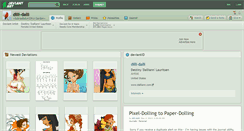 Desktop Screenshot of dilli-dalli.deviantart.com