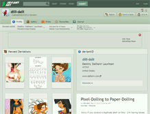 Tablet Screenshot of dilli-dalli.deviantart.com