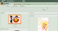 Desktop Screenshot of catarinaroja.deviantart.com