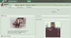 Desktop Screenshot of mitchie-v.deviantart.com