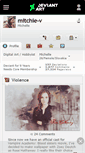 Mobile Screenshot of mitchie-v.deviantart.com